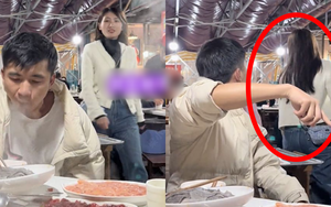 Đi hẹn hò xem mắt tại quán lẩu, vừa gặp nam thanh niên, cô gái đã quay lưng đi thẳng bất chấp đối phương níu kéo