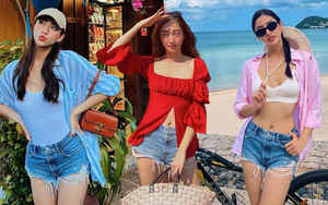 Để Lương Thùy Linh mách bạn 5 chiêu phối đồ chuẩn sành điệu với quần short jeans cho mùa hè 