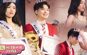 Cặp nam thanh nữ tú vừa lên ngôi Tân Đại sứ tổng của Chuyên Sư phạm: Xinh, học giỏi và rất đa tài!