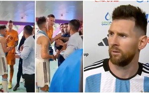 Lộ clip mới về màn đụng độ Messi vs Weghorst ở World Cup 2022