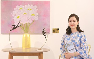 Hoạ sĩ Kim Đức thắp sáng tình yêu đất nước vào tranh