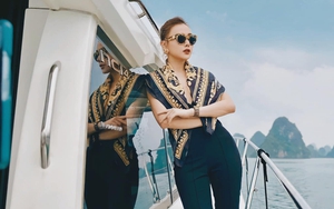 Phương Oanh trưng trổ đường cong, shark Bình liền tay khen bạn gái một câu mà ai đọc cũng đỏ mặt