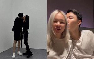 Linh Ngọc Đàm và bạn trai cứ sơ hở là hôn, không 'nổ đom đóm mắt' không được