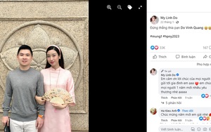 Lấy chồng hơn 4 tháng, Đỗ Mỹ Linh vẫn gọi Chủ tịch CLB Hà Nội là... 'pạn'