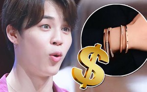 Tay Jimin BTS nặng trĩu những chiếc vòng tay Tiffany mới giá cực kỳ chát