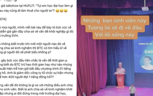 Diễn giả đi trễ 1 tiếng, có phát ngôn gây tranh cãi về ngoại hình và quan điểm "học đại học làm gì rồi cũng đi làm thuê" 