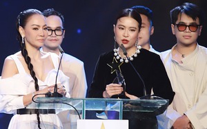 Giải Cống hiến: Hoàng Thùy Linh - MONO tiếp tục thắng lớn, Thu Minh hát live 'See tình' cực hay trên sân khấu