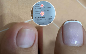 Nữ nhân chia sẻ bộ nail giá 700k, netizen tức dùm: “Về quê làm có khi lại đẹp hơn!”
