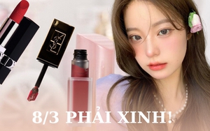 7 màu son đẹp mê tơi giúp nàng xinh xịn lên vài chân kính, 8/3 này không diện thì phí ghê! 