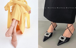 10 mẫu giày cao gót hack chân thon dài, thêm nét sang chảnh cho style công sở của các chị em