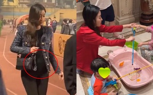 Đỗ Mỹ Linh lộ diện với dáng vẻ chuẩn "mẹ trẻ con" giữa nghi vấn mang thai 