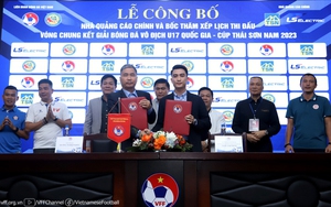 VCK U17 QG 2023 chào đón nhà tài trợ quen thuộc
