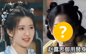 Hết Triệu Lệ Dĩnh - Trần Nghiên Hy, đến “trà xanh” Triệu Lộ Tư thua đau trước diễn viên đóng thế về nhan sắc?