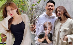 Cô gái đẹp xứ Tuyên làm vợ cầu thủ, sinh con xong nhan sắc càng thăng hạng, chồng đều đặn chuyển khoản dãy số dài