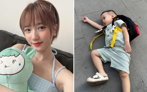 Chứng kiến con ăn vạ, bà xã JusTatee có cách hành xử "lạ" khiến ai cũng phải tán dương