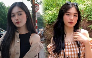 Nhan sắc đời thường "xinh ơi là xinh" của Hoa khôi trường Báo vừa đăng quang, ngắm mãi chẳng chán