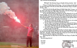 Độc lạ V-League: Lần đầu chủ tịch 1 CLB gửi văn bản xin cấp vé kèm cam kết không đốt pháo sáng