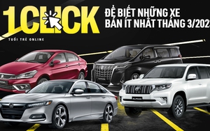 5/10 xe doanh số thấp nhất tháng 3 thuộc về Toyota, Hilux vừa mở bán lại cũng lọt top