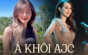 Từng tự ti vì luôn cao nhất nhì lớp, gái xinh 1m79 giờ thành Á khôi trường Báo, thành tích học tập cũng "xịn" vô cùng!