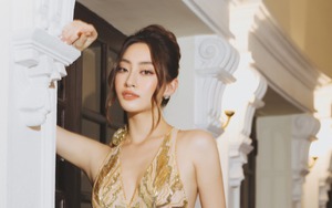 Lương Thùy Linh chuộng kiểu váy cực tôn dáng này