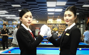 Nữ trọng tài billiards giải Bình Thuận gây sốt với nhan sắc vạn người mê