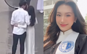 Văn Hậu đến chụp ảnh kỉ yếu cùng bạn gái hot girl trường Luật, nàng có hành động đáp lại ngọt ngào