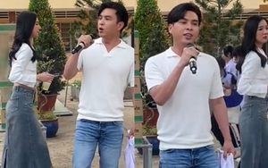 Bạn gái Hồ Quang Hiếu lọt ống kính 'team qua đường', nhan sắc thật có xinh như lời đồn?