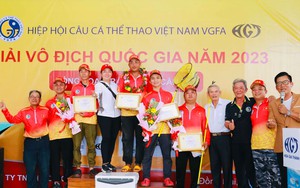 Cần thủ Phạm Anh Tuấn vô địch vòng 1 giải vô địch câu cá thể thao quốc gia 2023