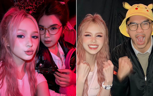 Hiếm lắm mới thấy vợ PewPew xuất hiện, đọ sắc với Xoài Non vẫn không hề lép vế