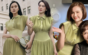 Quỳnh Lương - Huyền Lizzie: Hai nữ chính mặc đẹp nhất phim VTV, đụng hàng một mẫu váy