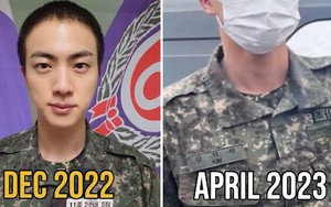 ARMY bị sốc trước sự thay đổi ngoại hình ngoạn mục của Jin BTS kể từ khi nhập ngũ
