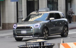 MINI Countryman 2024 chạy trên đường không thèm ngụy trang, để lộ thiết kế mới có điểm giống 'vua địa hình' Defender