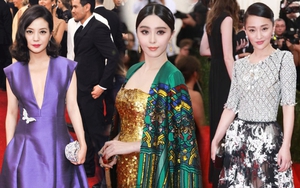 Met Gala 2015 từng là đại chiến nhan sắc giữa các sao hàng đầu Cbiz, Phạm Băng Băng so với Châu Tấn - Triệu Vy liệu có thất thế?