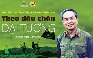 Triển lãm thơ diễn ca lịch sử 'Theo dấu chân Đại tướng'