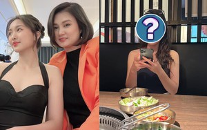 Hoa khôi bóng chuyền Kim Huệ chụp lén con gái qua cam thường, dân mạng hết lời khen 'phải đi thi hoa hậu'