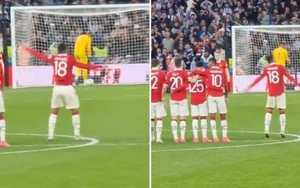 Casemiro nhảy múa loạn xạ, chỉ De Gea chiêu thức bắt 11m trước Brighton