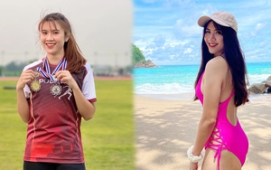 Mĩ nhân SEA Games thừa nhận không dám đăng ảnh nóng bỏng vì mẹ không cho, nhìn đôi chân biết ngay là dân thể thao 