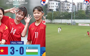 Đàn em Thanh Nhã thắng Uzbekistan với 1 siêu phẩm như mơ, U17 nữ Việt Nam đi tiếp ở giải châu Á