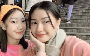 Chị em bóng chuyền đẹp như thiên thần, cô chị Kim Thanh như hoa khôi, cô em Mỹ Duyên giống siêu mẫu