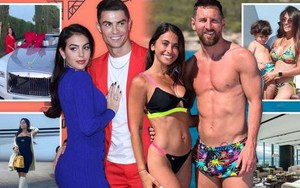 So kè WAG: Bạn gái Ronaldo hơn về độ nổi tiếng nhưng không có được 'danh phận' như vợ Messi