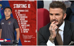 U22 Indonesia lại gây bất ngờ khi có cả Beckham đá chính ở SEA Games 32