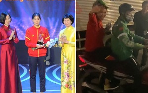 Trung vệ ghi bàn thắng quý như vàng giúp ĐT nữ Việt Nam dự World Cup đi xe ôm về sau khi nhận giải thưởng lớn