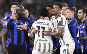 Lukaku sắm vai người hùng và tội đồ trong 1 phút, trận Juventus vs Inter kết thúc với 3 thẻ đỏ 