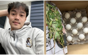 Đang dưỡng thương ở Hàn Quốc, Văn Toàn khoe được tiếp sức bằng đặc sản quê hương