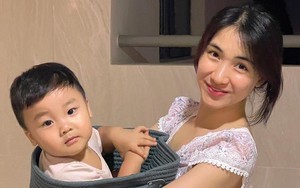 Dành cả kì nghỉ hè đưa con trai đi chơi và những phút giây mệt mỏi làm mẹ đơn thân của Hoà Minzy