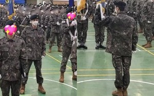 Jin BTS trong những bức ảnh mới nhất tại lễ tốt nghiệp huấn luyện quân sự 