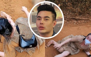 Vợ ngã xe giữa đường vẫn chụp ảnh 'sống ảo', Lê Dương Bảo Lâm bị chỉ trích