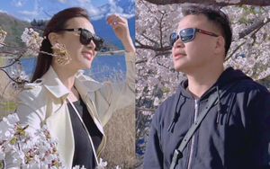 Phương Oanh - Shark Bình đăng hình sang Nhật ngắm hoa, hẹn hò ngọt ngào đến thế nhưng kiên quyết giữ một thái độ
