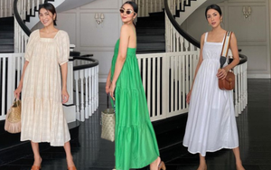 Chỉ có thể là 'ngọc nữ' Hà Tăng: Body đẹp xuất sắc nhưng chỉ thích duy nhất 1 kiểu váy thùng thình, giấu dáng