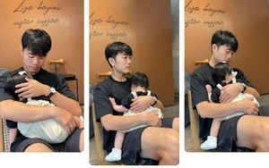 Xuân Trường đăng ảnh con cùng lời nhắn nhủ triết lý, được HLV Kiatisuk thả tim